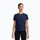 Damen Trainings-T-Shirt Nike One Classic Dri-Fit midnight navy/weiß