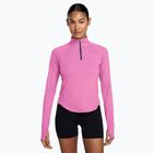 Damen Nike Tempo Dri-Fit 1 / 4 Zip laufen Sweatshirt verspielt rosa