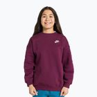 Kinder-Sweatshirt Nike Sportswear Club Fleece burgundy/white