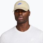 Basecap Nike Club Unstructured Futura Wash light khaki/sapphire