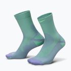 Socken Nike Running Lightweight Micro Crew iron purple/voltage green/voltage green