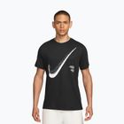 Herren Trainings-T-Shirt Nike HBR Dri-FIT Black/White