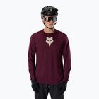 Herren-Radlongsleeve Fox Racing Ranger Fox Head LS dark maroon