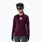 Damen Langarm-Radtrikot Fox Racing Ranger Fox Head LS dark maroon