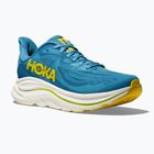 HOKA Clifton 10 Wide Herren Laufschuhe alpine blue/foggy night