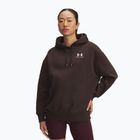 Damen-Sweatshirt Under Armour Icon Fleece Hoodie kona brown/white