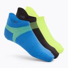 Herren Socken Under Armour Dry Run Lite No Show 3 Paar blue atlantis/schwarz/reflektierend