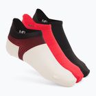 Herren-Socken Under Armour Dry Run Lite No Show 3 Paar stone/racer red/reflective