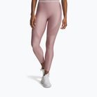 Damen-Leggings Under Armour HeatGear Rib tourmaline pink/tourmaline pink/white