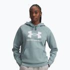 Hoodie Sweatshirt Damen Under Armour Rival Fleece Big Logo Hoody serpentine/white