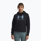 Hoodie Sweatshirt Damen Under Armour Rival Feelce Shimmer Hoody black/iridescent