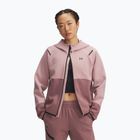 Damen-Sweatshirt Under Armour Unstoppable Fleece HZ tourmaline pink/maroon mist/black
