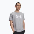 Herren T-Shirt Under Armour Sportstyle Logo Update steel light heather/white