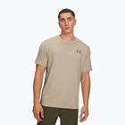 Herren T-Shirt Under Armour Sportstyle Left Chest city khaki/taupe dusk