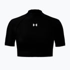 Damen-Trainingsshirt Under Armour HeatGear Crop Mock ultimate black/white