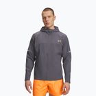 Herren Trainingsjacke Under Armour Tech Utility Woven castlerock/orange bloc