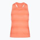 Damen-Laufshirt Under Armour Velociti Singlet electric tangerine/black/green mode