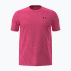 Herren Training-T-Shirt Under Armour Vanish Seamless Novelty bittersweet pink/black