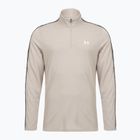 Herren-Sweatshirt Under Armour Tech Taping 1/2 Zip timberwolf taupe/black/white