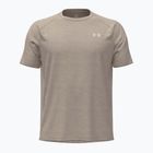 Herren Trainingsshirt Under Armour Tech Textured timberwolf taupe/white
