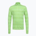 Herren-Laufpullover Under Armour Velociti 1/4 Zip lumos lime/white