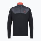 Herrenpullover Under Armour Tech Utility 1/4 Zip schwarz/venom rot