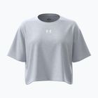 Damen-Trainingsshirt Under Armour Rival Boxy Tee Solid distant gray medium heather/white