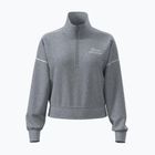 Damen-Sweatshirt Under Armour Rival Fleece Script HZ mod gray light heather/white