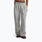 Damenhose Under Armour Rival Fleece Script mod grey light heather/white