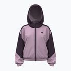 Kinderjacke Under Armour G Icon Woven Full Zip purple echo/mauve pink/black