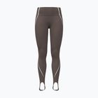 Damen-Trainingsleggings Under Armour Meridian Contour Stirrup Leggings peppercorn/white/peppercorn