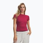 Damen-Trainingsshirt Under Armour Motion Fitted SS claret/ox blood