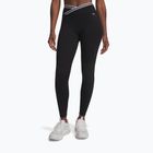 Damen-Trainingsleggings Under Armour Motion Sport Tape Leggings ultimate black/castlerock/white