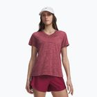 Damen-Trainingsshirt Under Armour Tech V-Twist claret/ox blood