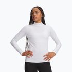 Damen-Trainingslangarmshirt Under Armour ColdGear Mock LS white/halo gray