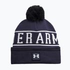 Herren-Wintermütze Under Armour Halftime Pom Beanie midnight navy/white/white