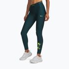 Damen-Trainingsleggings Under Armour HeatGear Novelty Leggings arden green/green citrine