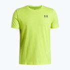 Kinder-Shirt Under Armour Sportstyle Left Chest green citrine/black