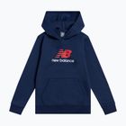 Kinder-Sweatshirt New Balance BB Stacked Logo Hoodie nb navy