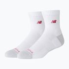 Socken New Balance Active Premium Crew Quarter 2 pairs white