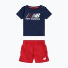 Kinder-Set New Balance Contrast Athletic Tee & Nylon Short nb navy