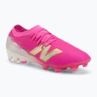 Fußballschuhe New Balance Schuhe Furon Elite V8 SG pink heat/sea salt/gold metallic