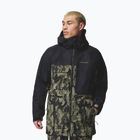 Herren Snowboardjacke Columbia Coreshot Print Greenscape Treebark Print/Black