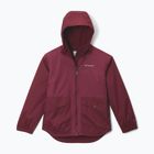 Regenjacke Kinder Columbia Rainy Trails II Fleece rich wine