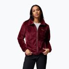 Damen-Fleecejacke Columbia Fire Side II Sherpa Full Zip rich wine