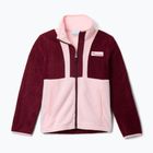 Herren-Fleecejacke Columbia Back Bowl II Full Zip rich wine/satin pink
