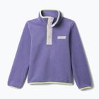 Kinder-Fleecejacke Columbia Halvetia II Half Snap Fleece stormwatch/lavender pearl