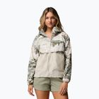 Damen-Windjacke Columbia Spire Valley Printed Windbreaker safari fieldaze print/dark stone