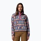 Damen-Fleecejacke Columbia Helvetia II Printed Cropped Half Snap sea salt/retrotee