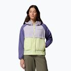 Damen-Windjacke Columbia Spire Valley Windbreaker citron haze/lavender pearl/stormwatch